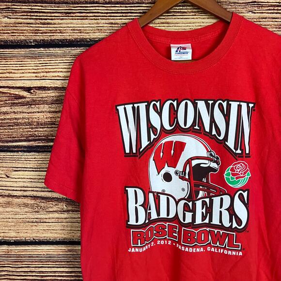 2012 Wisconsin Badgers Rose Bowl College Football T-shirt - Picture 8 of 10